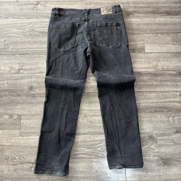 Volcom Mens Kinkade Classic Straight Fit Stretch Performance Jeans 34x30 Black - Picture 15 of 16